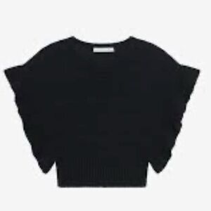 IRO Ouzna Black Sleeveless Sweater size L